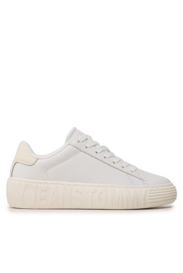 Tommy Jeans Сникърси Tjw New Cupsole Leather Lc EN0EN02212 Екрю - Mera.bg