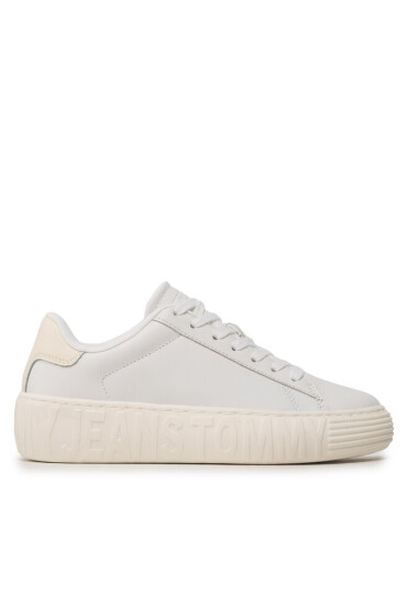 Tommy Jeans Сникърси Tjw New Cupsole Leather Lc EN0EN02212 Екрю - Mera.bg