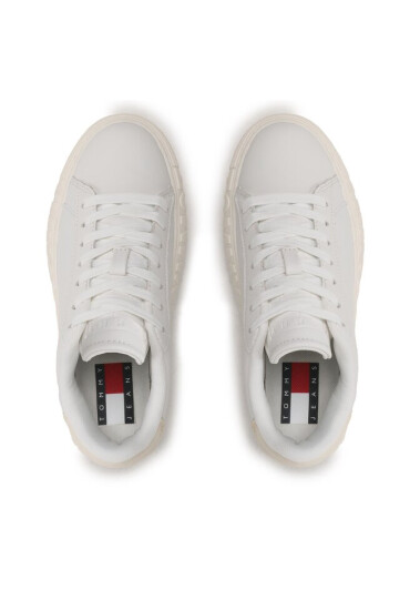 Tommy Jeans Сникърси Tjw New Cupsole Leather Lc EN0EN02212 Екрю - Mera.bg