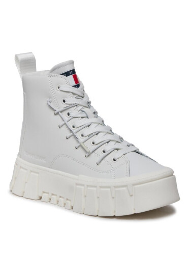 Tommy Jeans Сникърси Tjw Platform Mc EN0EN02498 Ecru YBL - Mera.bg