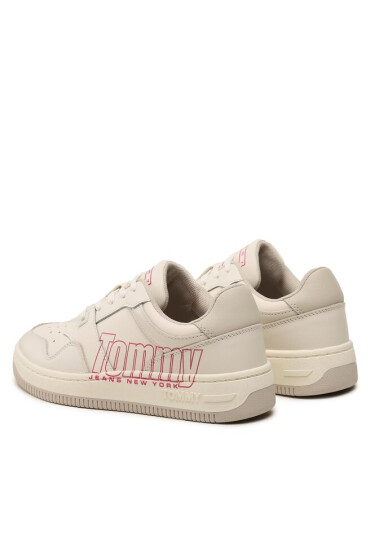 Tommy Jeans Сникърси Tjw Retro Basket Branding Lc EN0EN02264 Бял - Mera.bg