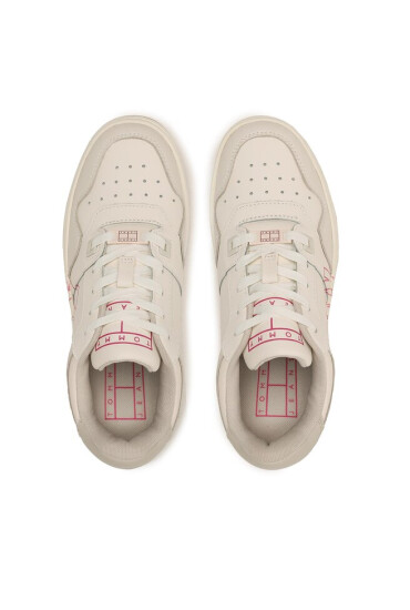 Tommy Jeans Сникърси Tjw Retro Basket Branding Lc EN0EN02264 Бял - Mera.bg
