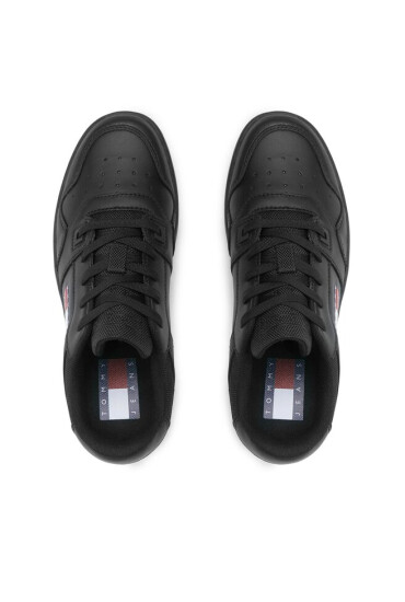 Tommy Jeans Сникърси Tjw Retro Basket Ess EN0EN02434 Triple Black BDS - Mera.bg
