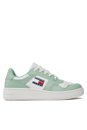 Tommy Jeans Сникърси Tjw Retro Basket Ess EN0EN02505 Зелен - Mera.bg