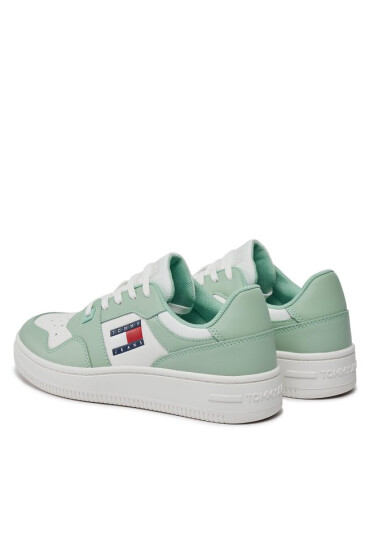 Tommy Jeans Сникърси Tjw Retro Basket Ess EN0EN02505 Зелен - Mera.bg