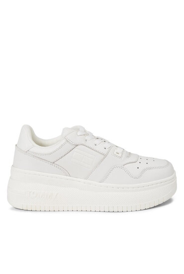 Tommy Jeans Сникърси Tjw Retro Basket Flatform Charm EN0EN02245 Ecru YBL - Mera.bg