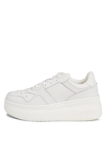 Tommy Jeans Сникърси Tjw Retro Basket Flatform Charm EN0EN02245 Ecru YBL - Mera.bg