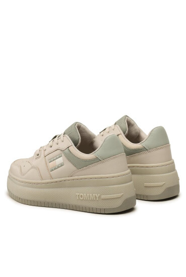 Tommy Jeans Сникърси Tjw Retro Basket Flatform EN0EN02429 Bleached Stone AEV - Mera.bg