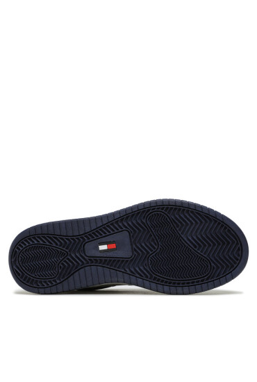Tommy Jeans Сникърси Tjw Retro Basket Flatform EN0EN02429 Bleached Stone / Rouge XJS - Mera.bg