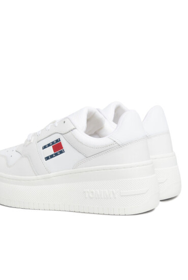 Tommy Jeans Сникърси Tjw Retro Basket Flatform EN0EN02536 Бял - Mera.bg