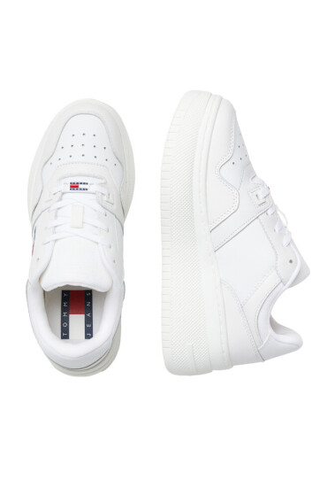Tommy Jeans Сникърси Tjw Retro Basket Flatform EN0EN02536 Бял - Mera.bg