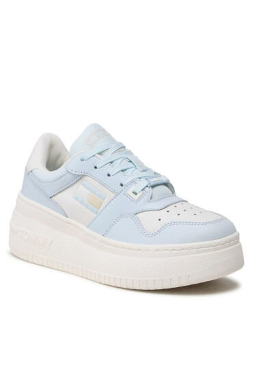 Tommy Jeans Сникърси Tjw Retro Basket Flatform Mix EN0EN02208 Светлосиньо - Mera.bg