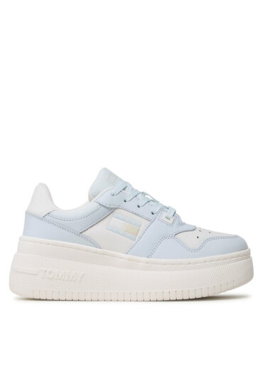 Tommy Jeans Сникърси Tjw Retro Basket Flatform Mix EN0EN02208 Светлосиньо - Mera.bg
