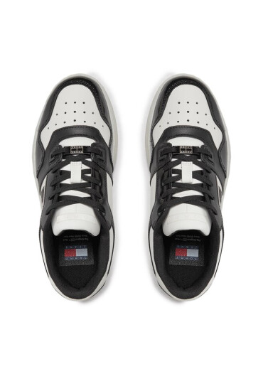 Tommy Jeans Сникърси Tjw Retro Basket Flatform Patent EN0EN02523 Екрю - Mera.bg