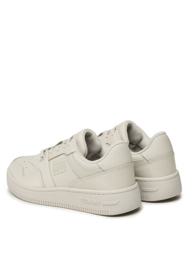 Tommy Jeans Сникърси Tjw Retro Basket Glossy EN0EN02206 Бежов - Mera.bg