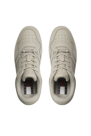 Tommy Jeans Сникърси Tjw Retro Basket Glossy EN0EN02206 Бежов - Mera.bg
