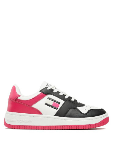 Tommy Jeans Сникърси Tjw Retro Basket Leather EN0EN02532 Розов - Mera.bg