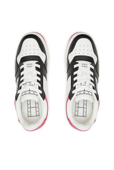 Tommy Jeans Сникърси Tjw Retro Basket Leather EN0EN02532 Розов - Mera.bg