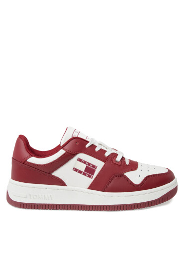 Tommy Jeans Сникърси Tjw Retro Basket Leather EN0EN02532 Червен - Mera.bg
