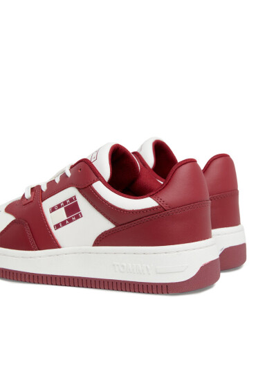 Tommy Jeans Сникърси Tjw Retro Basket Leather EN0EN02532 Червен - Mera.bg