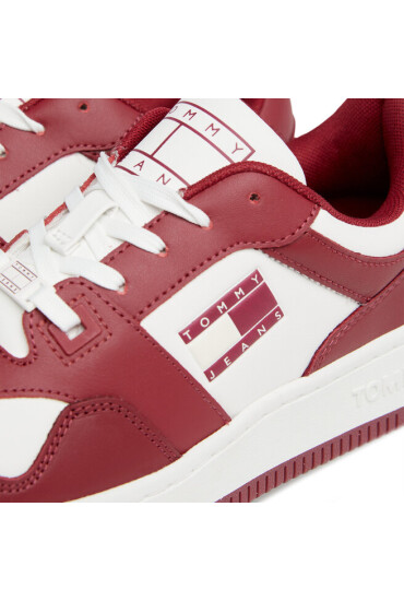 Tommy Jeans Сникърси Tjw Retro Basket Leather EN0EN02532 Червен - Mera.bg