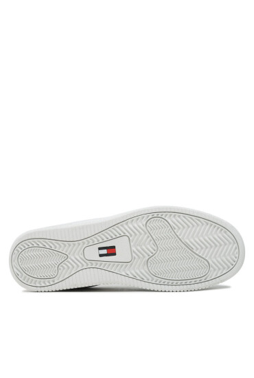 Tommy Jeans Сникърси Tjw Retro Basket Leather Seasonal EN0EN02204 Бял - Mera.bg