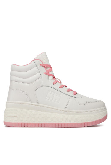 Tommy Jeans Сникърси Tjw Retro Basket Mc Lace Up EN0EN02422 Екрю - Mera.bg