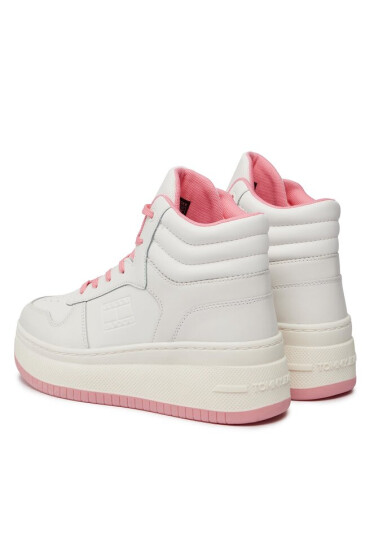 Tommy Jeans Сникърси Tjw Retro Basket Mc Lace Up EN0EN02422 Екрю - Mera.bg