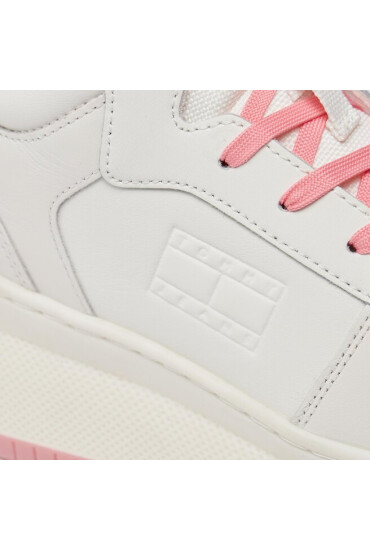 Tommy Jeans Сникърси Tjw Retro Basket Mc Lace Up EN0EN02422 Екрю - Mera.bg