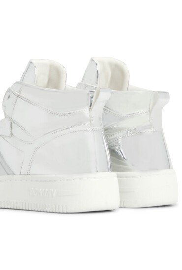 Tommy Jeans Сникърси Tjw Retro Basket Metallic Mc EN0EN02399 Сив - Mera.bg