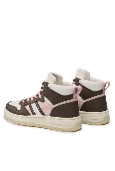 Tommy Jeans Сникърси Tjw Retro Basket Ripstop Mix Mc EN0EN02350 Кафяв - Mera.bg