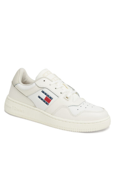 Tommy Jeans Сникърси Tjw Retro Basket Seasonal EN0EN02535 Ivory YBI - Mera.bg