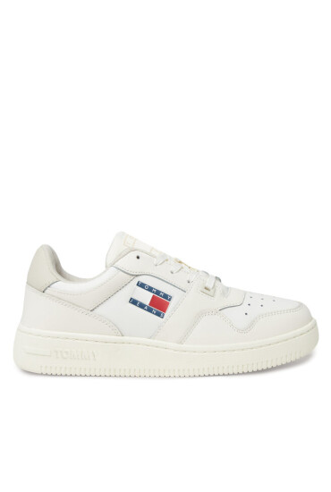Tommy Jeans Сникърси Tjw Retro Basket Seasonal EN0EN02535 Ivory YBI - Mera.bg
