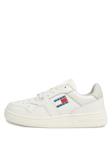 Tommy Jeans Сникърси Tjw Retro Basket Seasonal EN0EN02535 Ivory YBI - Mera.bg