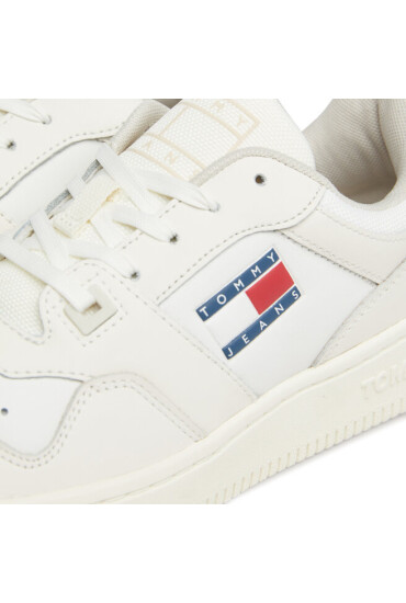 Tommy Jeans Сникърси Tjw Retro Basket Seasonal EN0EN02535 Ivory YBI - Mera.bg