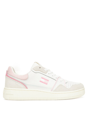 Tommy Jeans Сникърси Tjw Retro Basket Sneaker EN0EN02818 Екрю - Mera.bg
