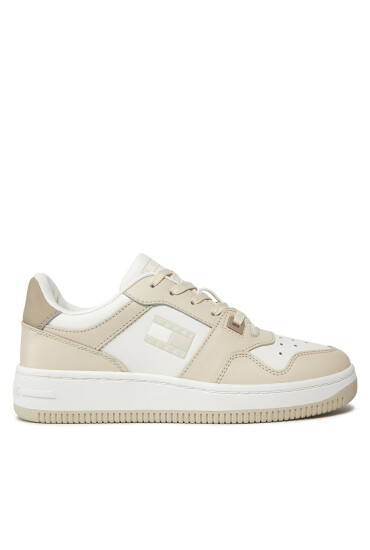 Tommy Jeans Сникърси Tjw Retro Basket Tonal Logo EN0EN02483 Бежов - Mera.bg