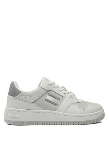Tommy Jeans Сникърси Tjw Retro Basket Tonal Logo EN0EN02571 Сив - Mera.bg