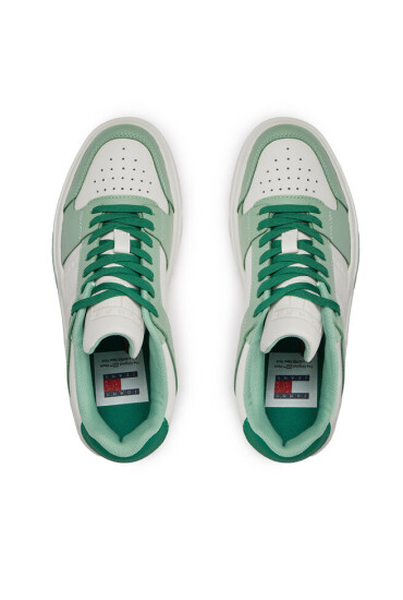 Tommy Jeans Сникърси Tjw Skate Sneaker Ltr EN0EN02423 Зелен - Mera.bg