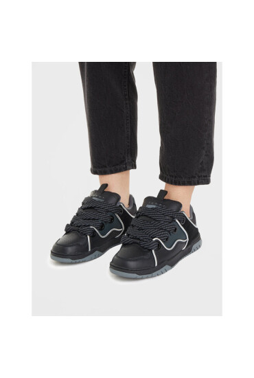 Tommy Jeans Сникърси Tjw Skate Sneaker Oversize Lace EN0EN02279 Черен - Mera.bg