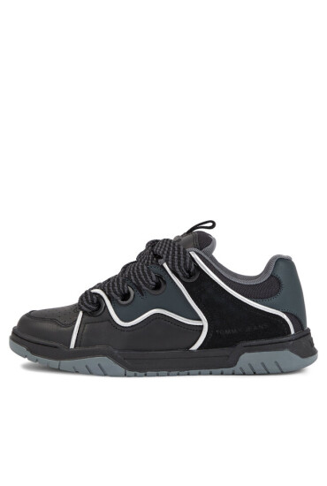 Tommy Jeans Сникърси Tjw Skate Sneaker Oversize Lace EN0EN02279 Черен - Mera.bg