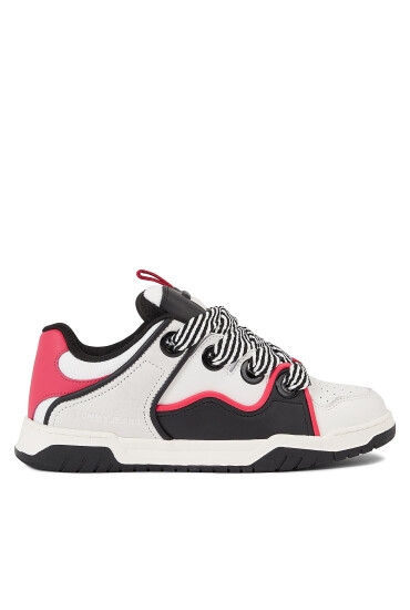 Tommy Jeans Сникърси Tjw Skate Sneaker Oversize Lace EN0EN02279 Бял - Mera.bg