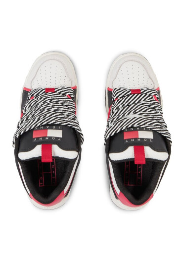 Tommy Jeans Сникърси Tjw Skate Sneaker Oversize Lace EN0EN02279 Бял - Mera.bg