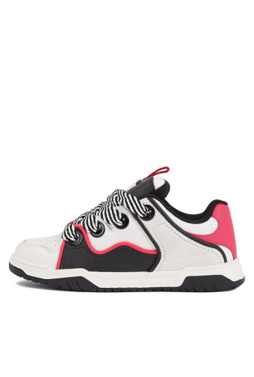Tommy Jeans Сникърси Tjw Skate Sneaker Oversize Lace EN0EN02279 Бял - Mera.bg