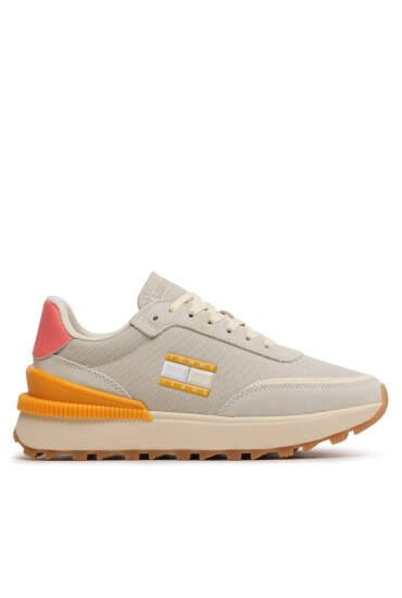 Tommy Jeans Сникърси Tjw Tech Runner Material Mix EN0EN02358 Сив - Mera.bg