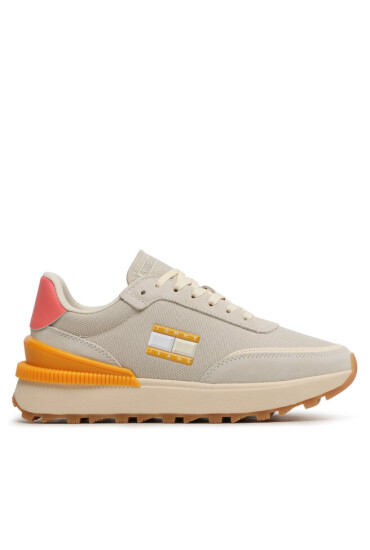 Tommy Jeans Сникърси Tjw Tech Runner Material Mix EN0EN02358 Сив - Mera.bg
