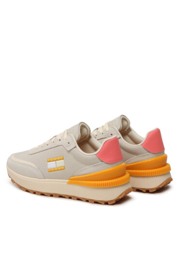 Tommy Jeans Сникърси Tjw Tech Runner Material Mix EN0EN02358 Сив - Mera.bg