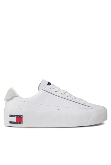 Tommy Jeans Сникърси Tjw Vulc Flatform Sneaker Ess EN0EN02509 Бял - Mera.bg
