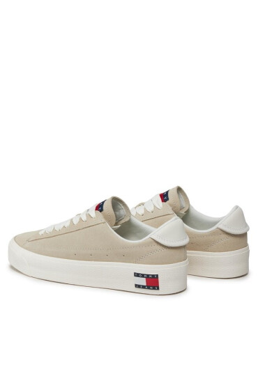 Tommy Jeans Сникърси Tjw Vulc Flatform Suede Sneaker EN0EN02519 Бежов - Mera.bg
