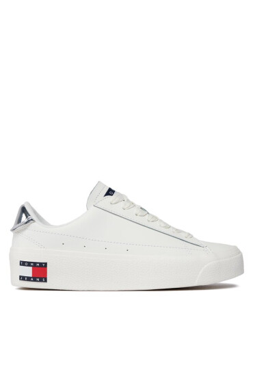 Tommy Jeans Сникърси Tjw Vulc Leather Plat Lc EN0EN02284 Ecru YBL - Mera.bg